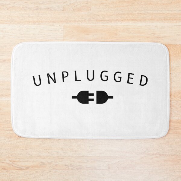 Item preview, Unplugged, Digital Detox, Minimalist Mindful Living, Digital Detox Gift, designed and sold by ChartGifts.