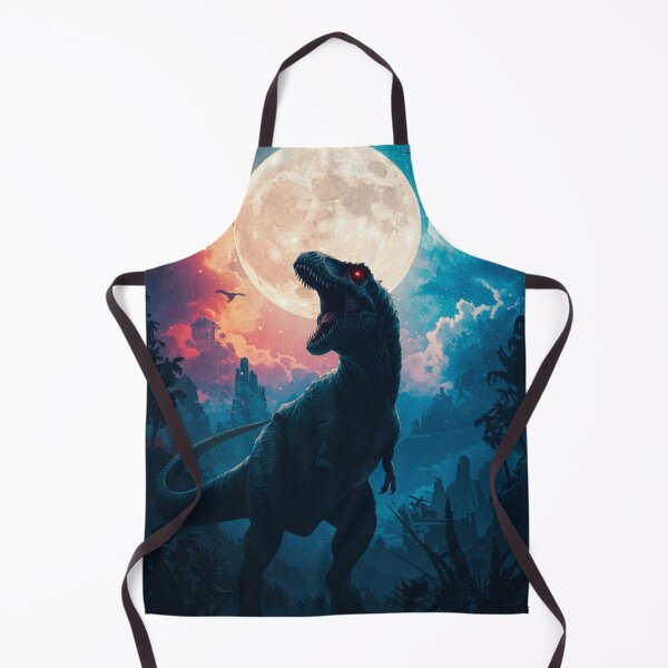 Item preview, T-Rex Roaring Under the Moon designed and sold by JonelleTshirts.