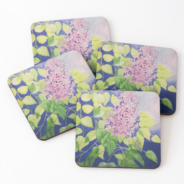 Item preview, Lilac blossom watercolour painting  designed and sold by esvb.
