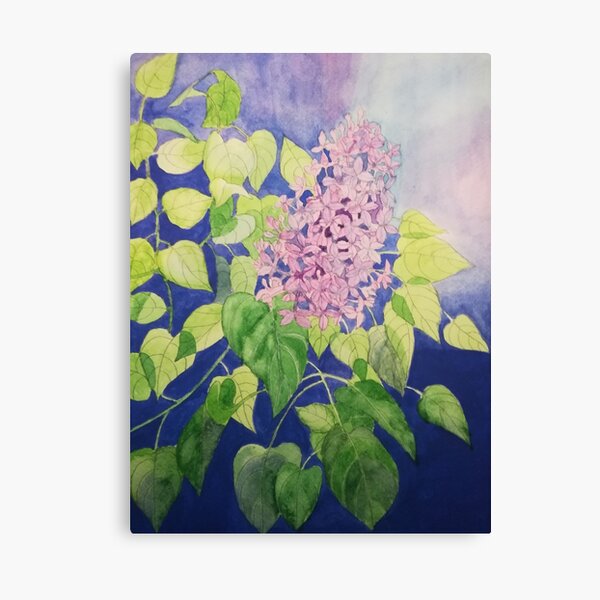 Item preview, Lilac blossom watercolour painting  designed and sold by esvb.