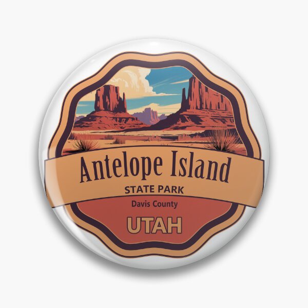 Item preview, Antelope Island State Park, Davis County, Utah designed and sold by Wanderful-roads.