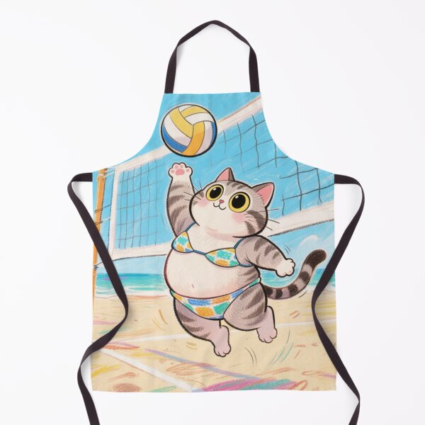 Item preview, beach volleyball meow 10 designed and sold by artsmeow.