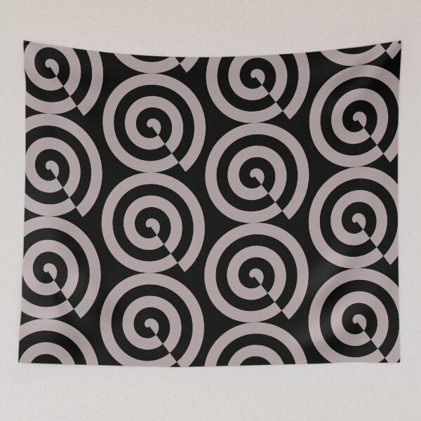 Item preview, Spiral RoseGray Pattern designed and sold by LoveWithYou.