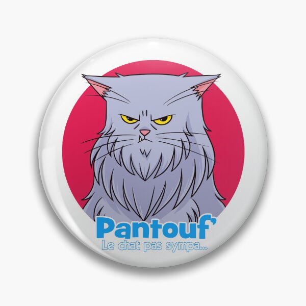 Item preview, Pantouf the Unfriendly Cat Portrait Without Speech Bubble designed and sold by Pantouf', le chat pas sympa.