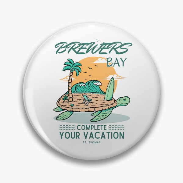 Item preview, Brewers Bay, St. Thomas designed and sold by NicMacTees.