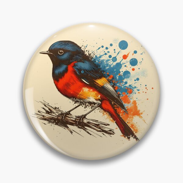 Item preview, Painted Redstart 7 designed and sold by theAVIARY7.