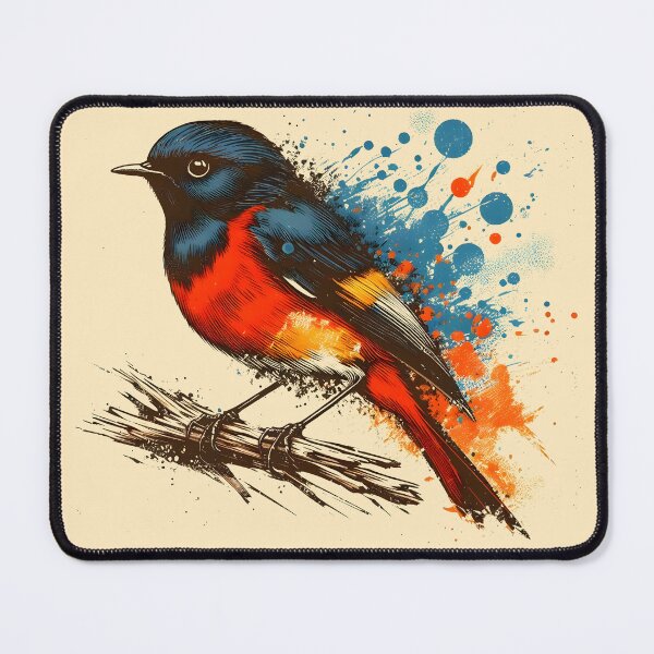 Item preview, Painted Redstart 7 designed and sold by theAVIARY7.