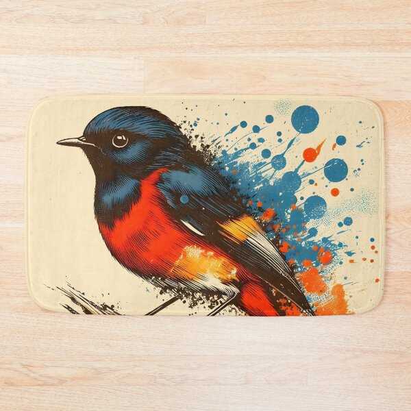 Item preview, Painted Redstart 7 designed and sold by theAVIARY7.