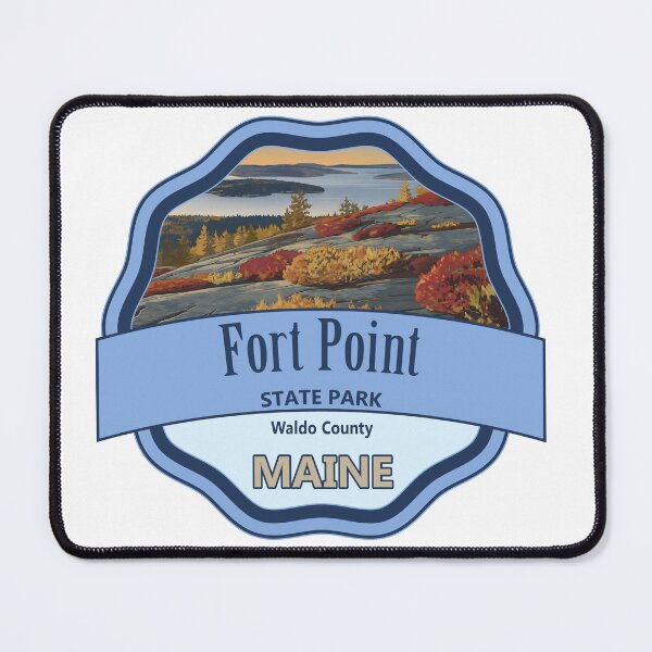 Item preview, Fort Point State Park, Waldo County, Maine designed and sold by Wanderful-roads.