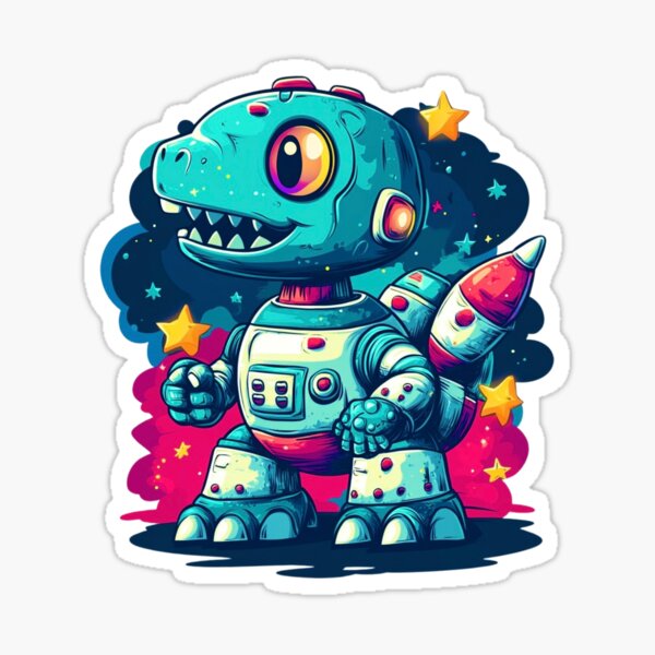 Item preview, Robot Dinosaur designed and sold by FineArtsPro.