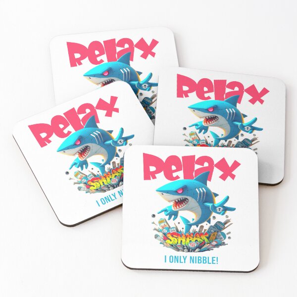 Item preview, Relax—Graffiti Shark Only Nibbles designed and sold by AtuqStudio.