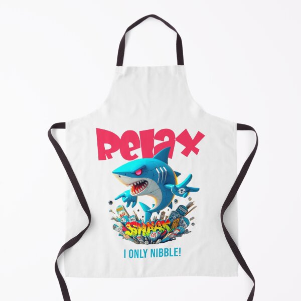 Item preview, Relax—Graffiti Shark Only Nibbles designed and sold by AtuqStudio.