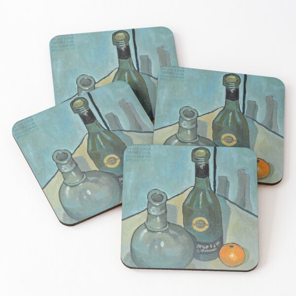Item preview, Two Bottles With Orange designed and sold by Robert Holewinski.