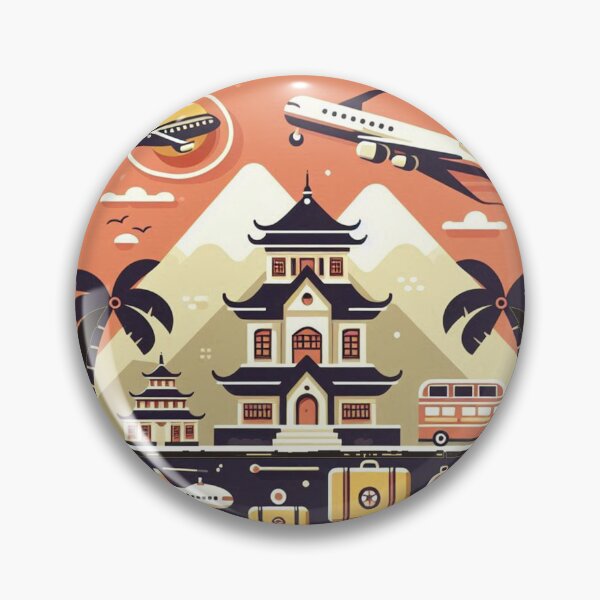 Item preview, wander lust travel designed and sold by Mudikeys.