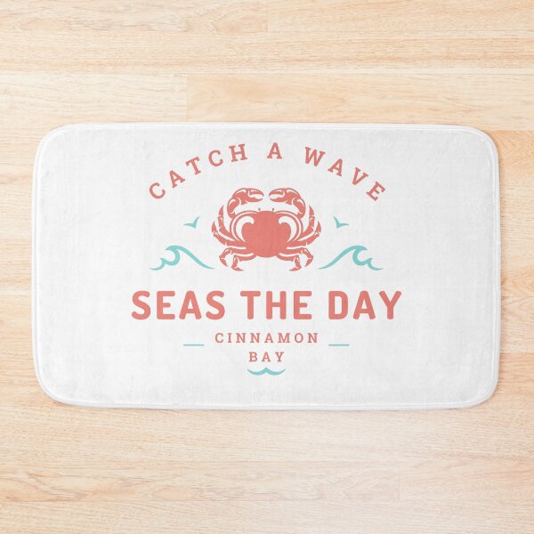 Item preview, Catch a wave, seas the day, Cinnamon Bay.  designed and sold by NicMacTees.