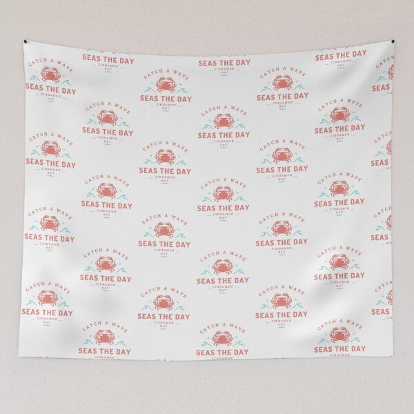 Item preview, Catch a wave, seas the day, Cinnamon Bay.  designed and sold by NicMacTees.
