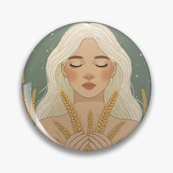 Item preview, Virgo Zodiac Art – Calm, Grounded & Gracefully Imperfect designed and sold by Edanurdonmez0.