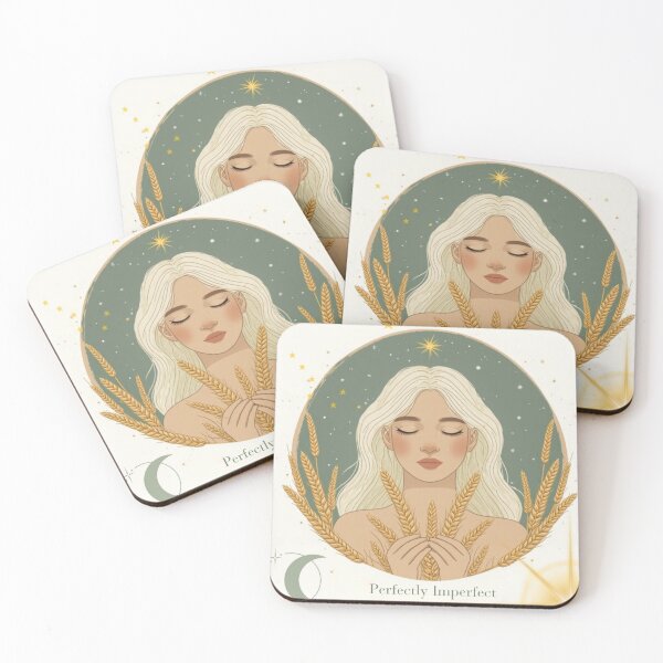 Item preview, Virgo Zodiac Art – Calm, Grounded & Gracefully Imperfect designed and sold by Edanurdonmez0.