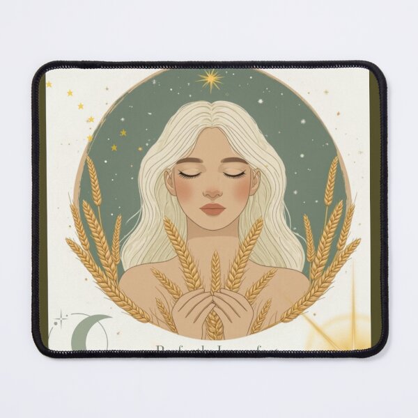Item preview, Virgo Zodiac Art – Calm, Grounded & Gracefully Imperfect designed and sold by Edanurdonmez0.