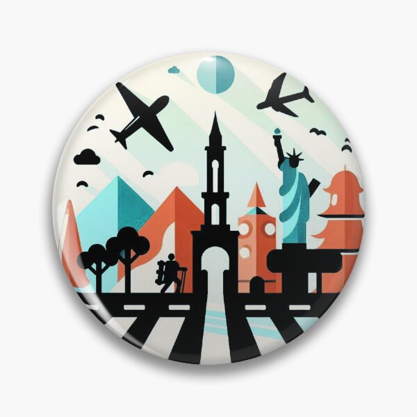 Item preview, travel modern simple art designed and sold by  Mudikeys.