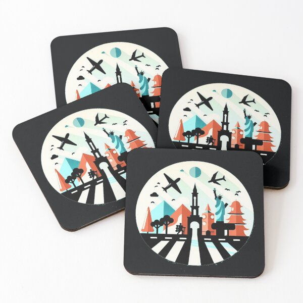 Item preview, travel modern simple art designed and sold by  Mudikeys.