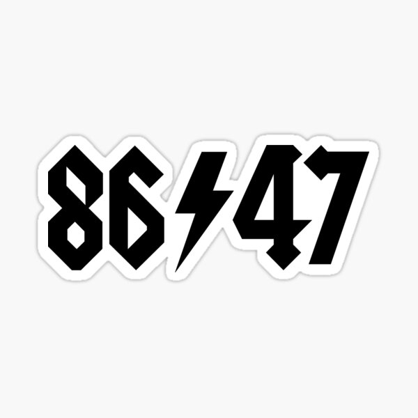 8647 Trump Sticker