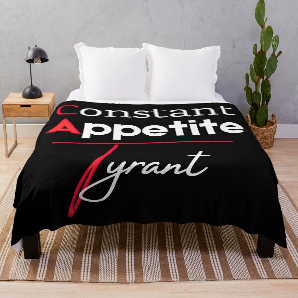 Item preview, CAT Acronym Funny Black – Constant Appetite Tyrant Minimalist Cat Lover Design designed and sold by soycig.