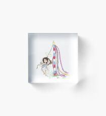 May Day Angel Acrylic Block