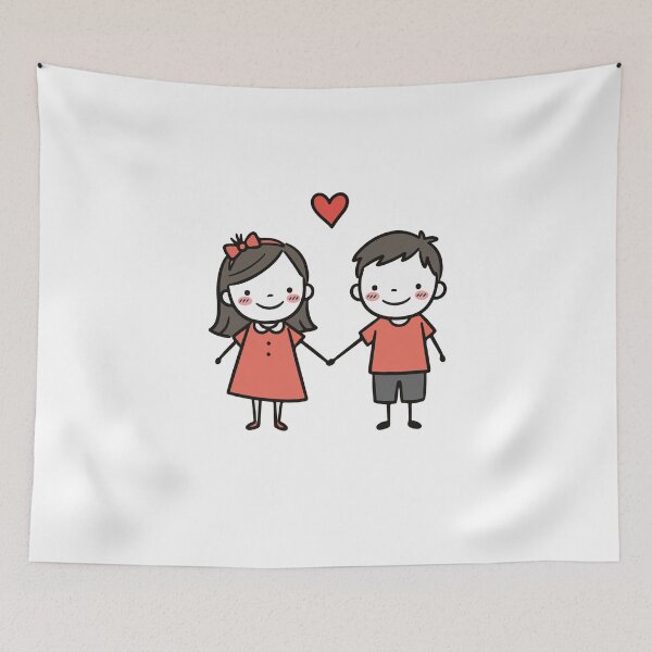 Item preview, Forever best friends in red designed and sold by KasiaRawska.