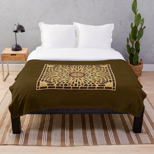 Item preview, The Brown Sun Geometric Pattern designed and sold by Tarjiart.