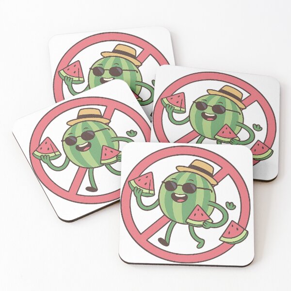 Item preview, Watermelons banned! designed and sold by Kunst-Shirt.