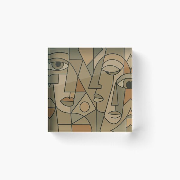 Item preview,  Minimal Cubist Faces designed and sold by PolinaMirralisa.