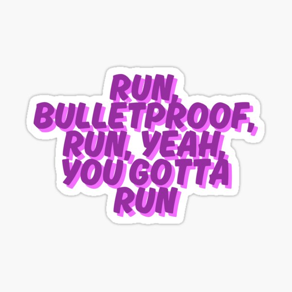 Item preview, BTS Run BTS Lyrics designed and sold by lind122.