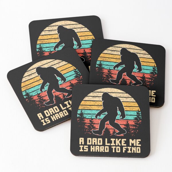 Item preview, A Dad  Like Me Is Hard To Find Retro Bigfoot Daddy designed and sold by kawaiivsglitch.