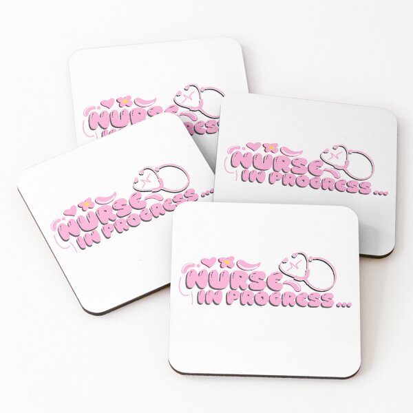 Item preview, nurse in progress nursing student sticker designed and sold by anthropophagic.
