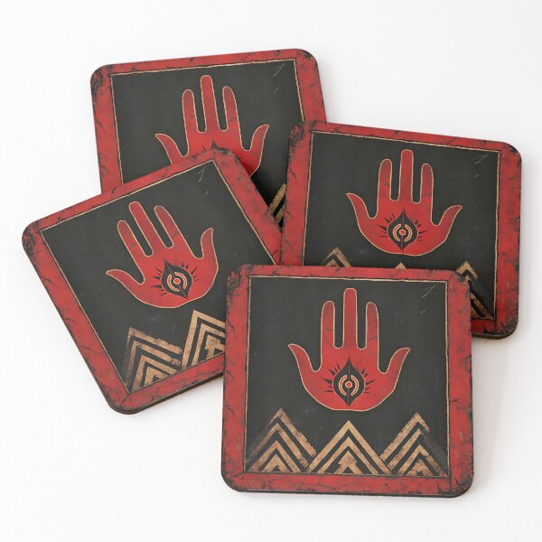 Item preview, Red Eye Hand Pattern designed and sold by daila70.