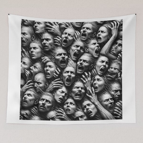 Item preview, The Pain of Humanity designed and sold by AlexCasati.
