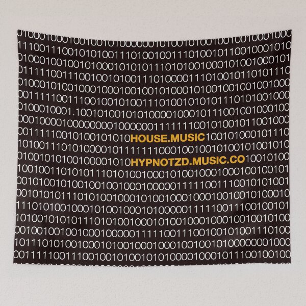 Item preview, HOUSE.MUSIC Binary Code | HYPNOTZD MUSIC CO. Brazilian Electronic Label Design designed and sold by paulo silveira.
