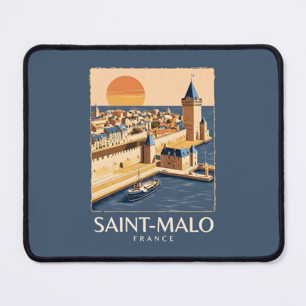 Item preview, A Vintage Illustration of Saint-Malo - France  designed and sold by GoodOldVintage.