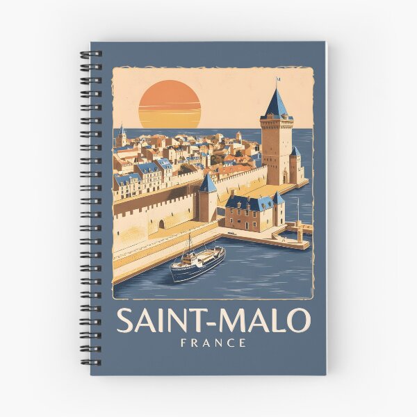 Item preview, A Vintage Illustration of Saint-Malo - France  designed and sold by GoodOldVintage.