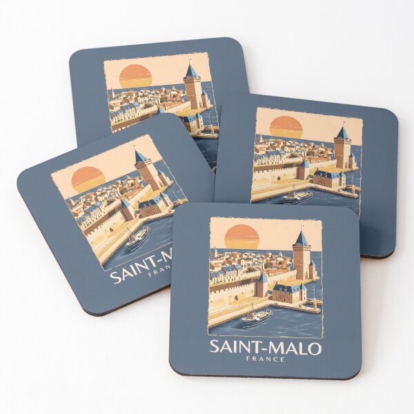 Item preview, A Vintage Illustration of Saint-Malo - France  designed and sold by GoodOldVintage.