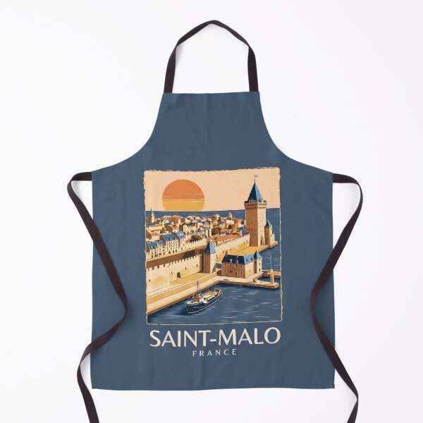 Item preview, A Vintage Illustration of Saint-Malo - France designed and sold by GoodOldVintage.