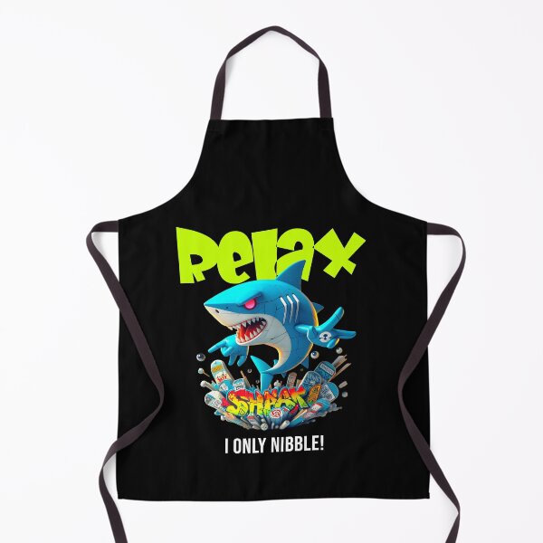 Item preview, Relax Neon Shark Just Nibbles designed and sold by AtuqStudio.