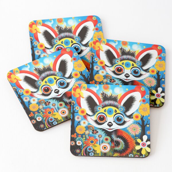 Item preview, Adorable lemur in a mysterious forest. designed and sold by Natalia-Vlad.