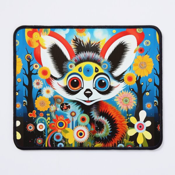 Item preview, Adorable lemur in a mysterious forest. designed and sold by Natalia-Vlad.