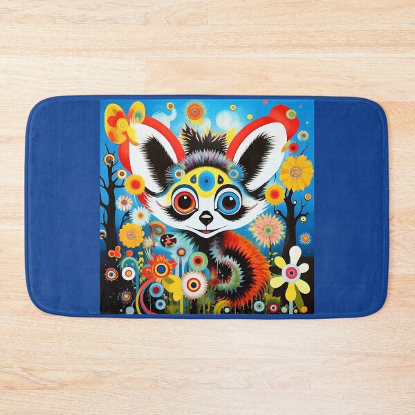Item preview, Adorable lemur in a mysterious forest. designed and sold by Natalia-Vlad.
