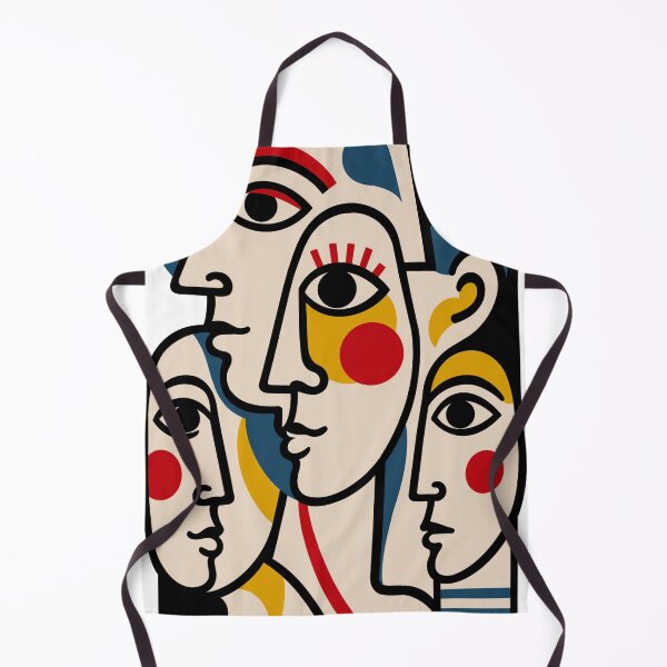 Item preview, Abstract Faces in Line designed and sold by PolinaMirralisa.