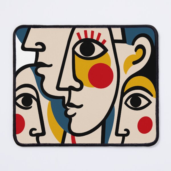 Item preview, Abstract Faces in Line designed and sold by PolinaMirralisa.
