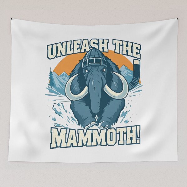 Item preview, Utah Mammoth Unleash the Beast Ice Hockey T-Shirt – Bold Retro Sports Graphic designed and sold by al21ex.