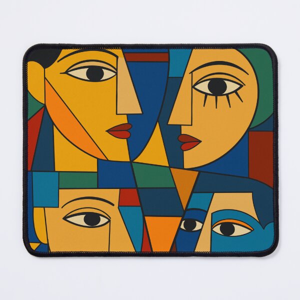 Item preview, Bold Cubist Faces designed and sold by PolinaMirralisa.